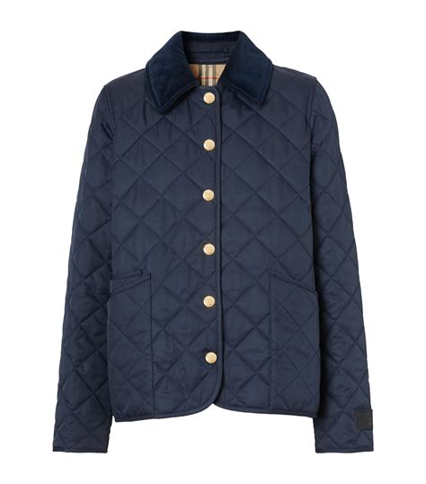 burberry corduroy jacket|quilted jacket with corduroy collar.